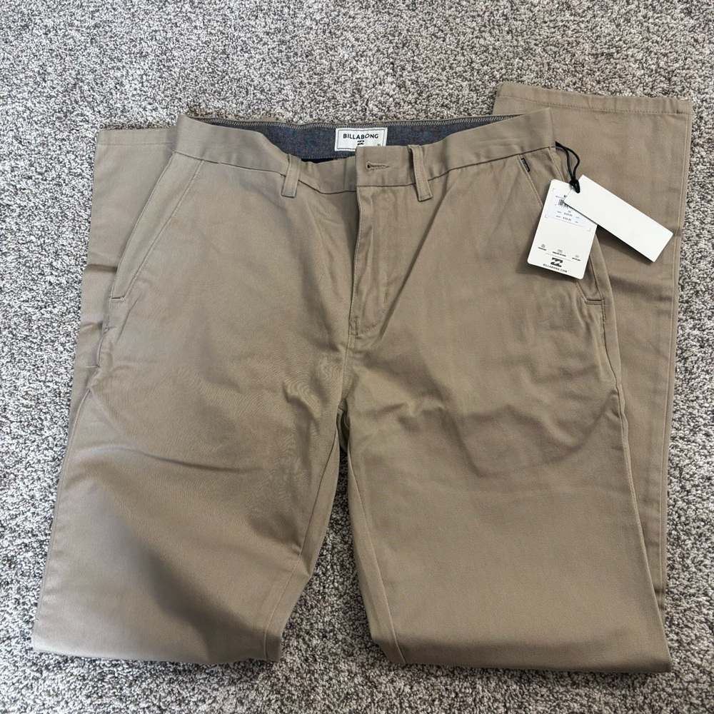 Billabong Men's Khaki Chinos
